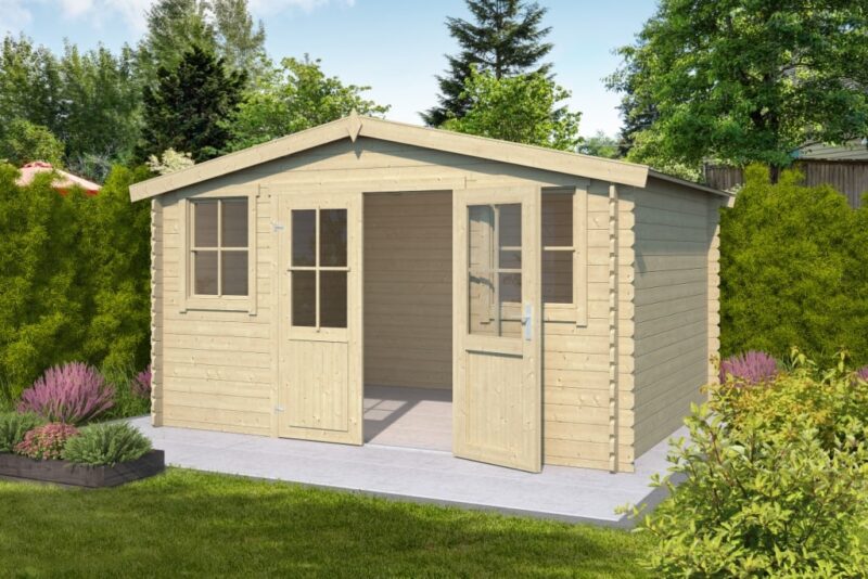 Blokhut Dallas 376x292 Onbehandeld vuren