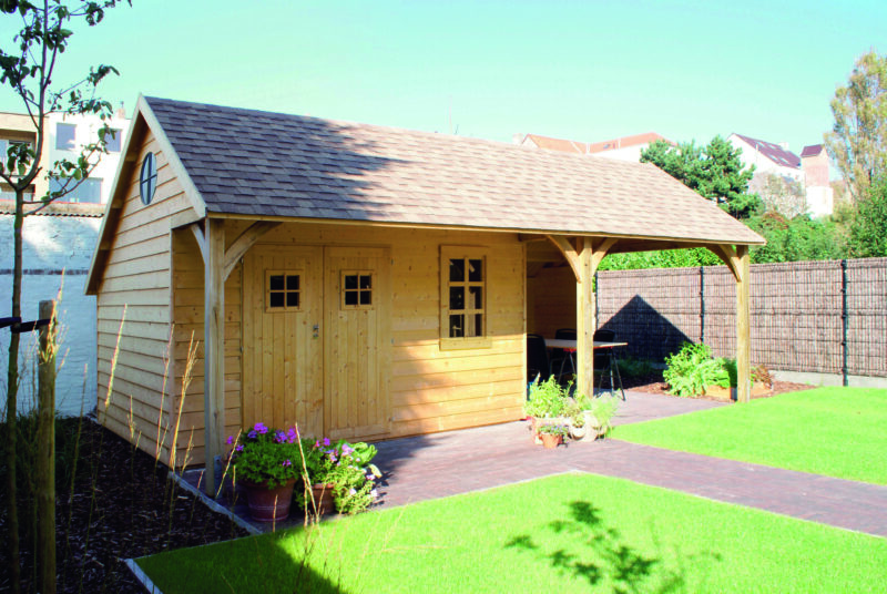 Lodge - 20 Landelijk tuinhuis LODGE in diverse standaard maten