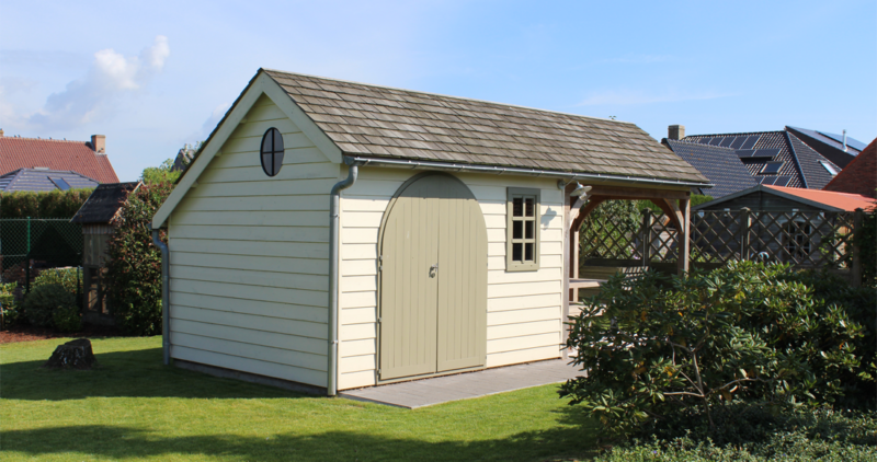 Lodge 4 Landelijk tuinhuis LODGE in diverse standaard maten