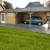 Carport met berging C3