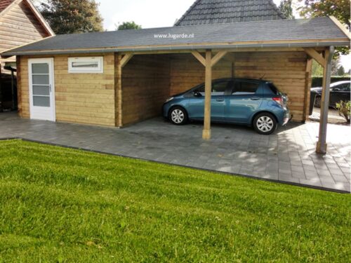 Carport met berging C3