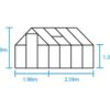 Qube 68, zwart gecoat