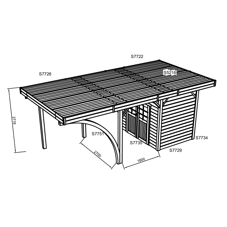 Carport - S7754