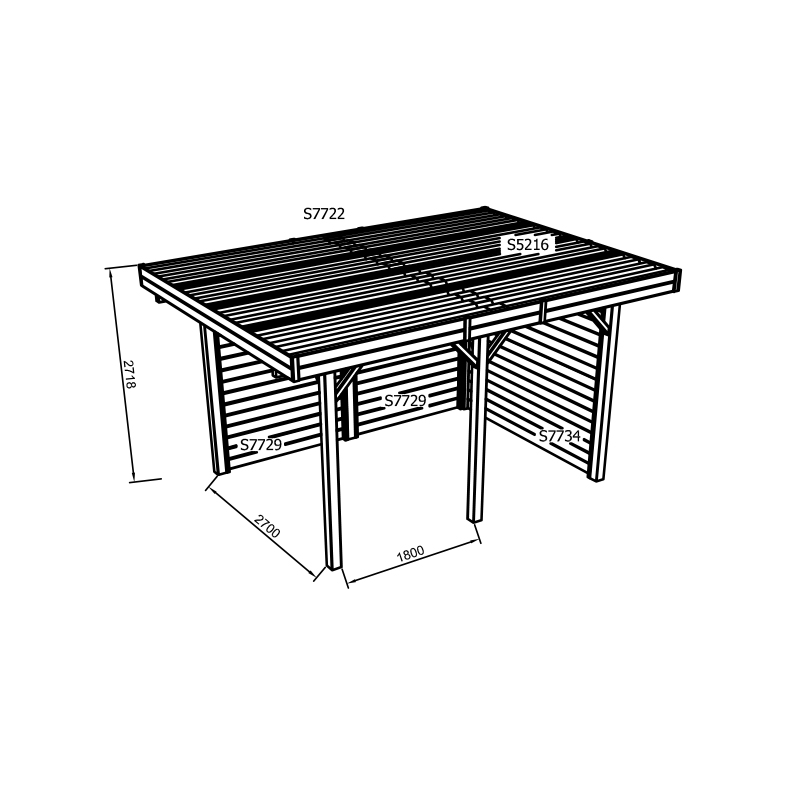 Carport - S7755