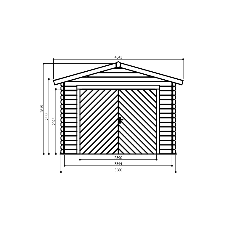 S8330-F2 Garage Traditional - S8331