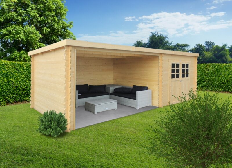 Tuinhuis modern met overkapping Rohan Rohan Autoclave - S8369-1