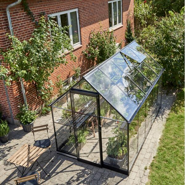 Tuinserre qube 106-1 Qube 610, zwart gecoat