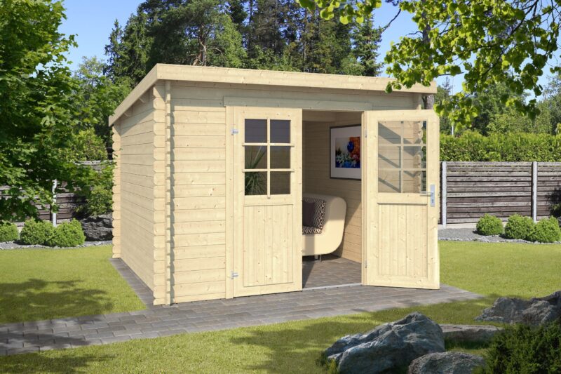 Blokhut Nadia 275x275 Onbehandeld vuren
