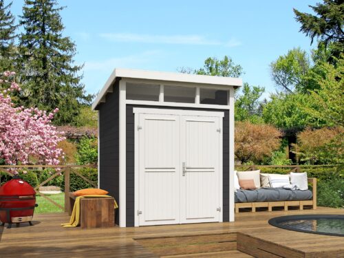 Blokhut Kibo 1 200x200 Gespoten Carbon Grey-Wit