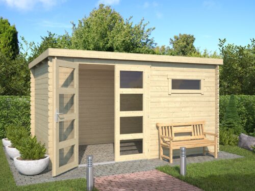 Blokhut Timian 380x230 Onbehandeld vuren