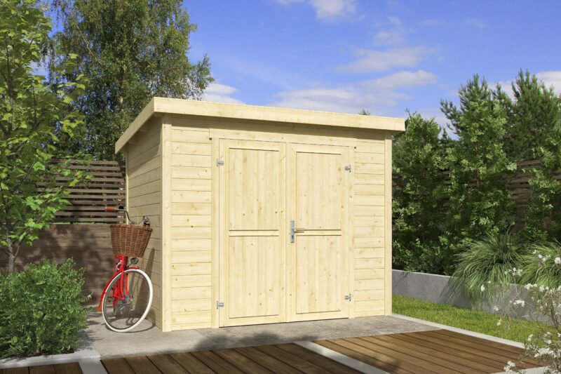 Blokhut Mila 250x200 Onbehandeld vuren