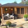 tuinhuis met overkapping 3055 Z Blokhut 3055Z