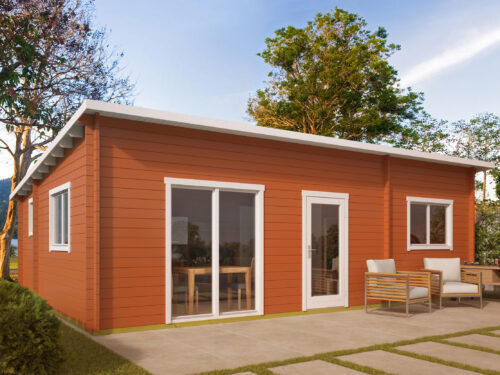 Blokhut - Tuinhuis Las Palmas | 44 mm | onbehandeld