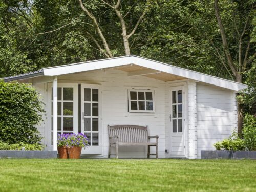 Blokhut - Tuinhuis Wolfgang | 44 mm | vuren onbehandeld