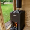 Houtkachel Harvia Linear 18 compact (incl. 2 dozen saunastenen)