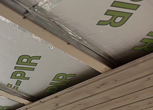 Plafondisolatie in rustruimte inclusief bekleding
