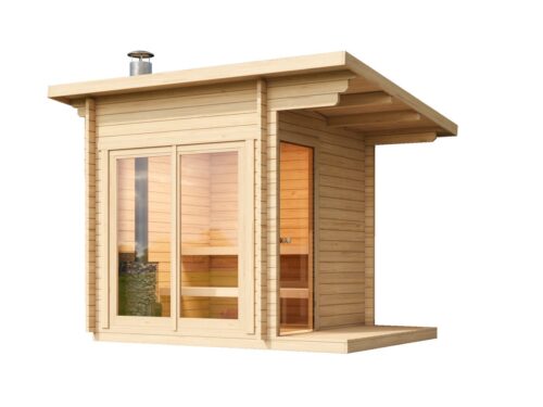 Sauna huis Tampere XS | 40 mm | onbehandeld
