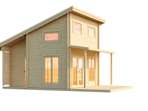 Sauna huis Kokkola | 70 mm | onbehandeld