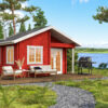 Sauna huis Tanhua | 70 mm | onbehandeld