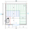 Sauna cabine Lillby L | onbehandeld
