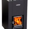 Houtkachel Harvia Linear 18 compact zwart