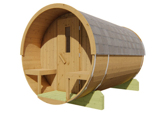 Saunabarrel | Ø205 x 300 cm | 42 mm | Thermowood