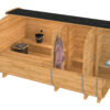 Sauna cube Rovaniemi 390 cm | 42 mm | Thermowood