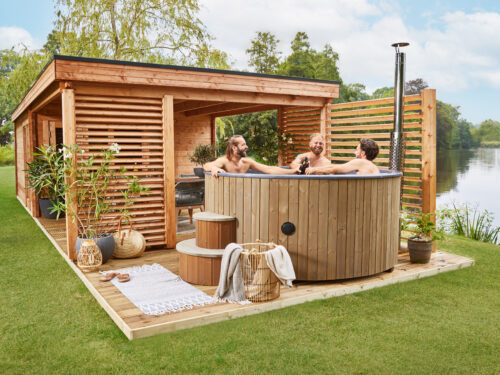 Hottub deluxe XL ø220 cm Thermowood