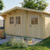 Blokhut - Tuinhuis Fraga | 34 mm | vuren onbehandeld