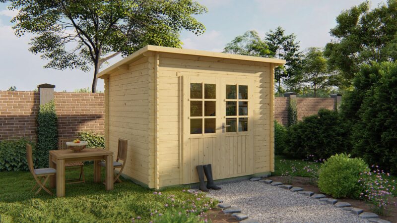 9dNOpdQKJ4GwFrMaddABCgTzghbUw5JPkV4ITq4t.jpg Blokhut - Tuinhuis Mila | 28 mm | vuren onbehandeld
