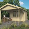Blokhut - Tuinhuis Georg | 28 mm | vuren onbehandeld