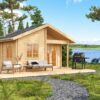 Sauna huis Tanhua | 70 mm | onbehandeld