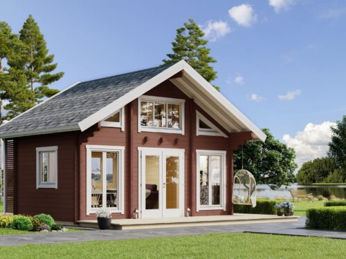 Sauna huis Vaasa | 70 mm | onbehandeld