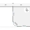 Blokhut - Tuinhuis Christoffer | 28 mm | vuren onbehandeld