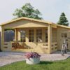 Blokhut - Tuinhuis Coventry | 58 mm | vuren onbehandeld