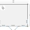 Goedkooptuinhuis Arne 1 Blokhut - Tuinhuis Arne | 28 mm | vuren onbehandeld