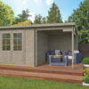 Goedkooptuinhuis Dora 1 Blokhut - Tuinhuis Dora | 28 mm | vuren onbehandeld