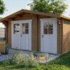 Blokhut - Tuinhuis Fraga | 34 mm | vuren onbehandeld