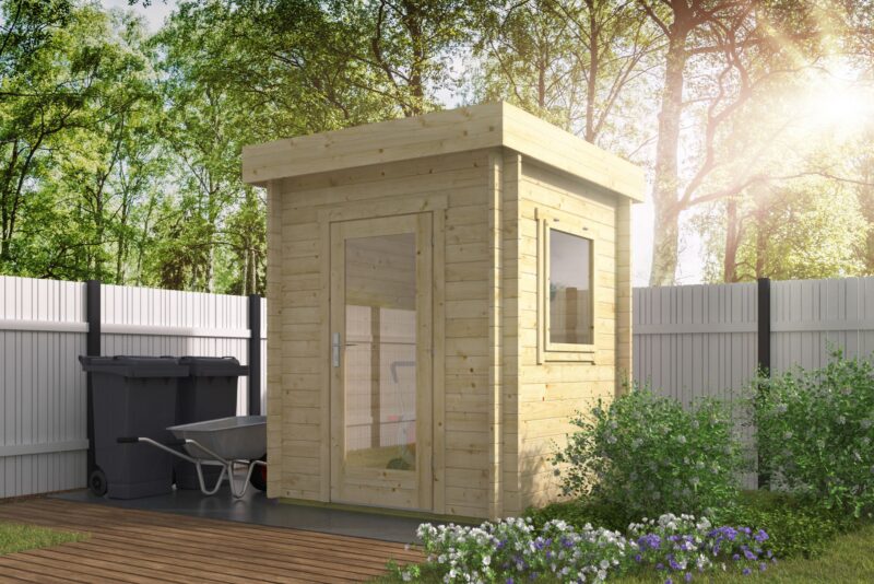 Goedkooptuinhuis Frankie Blokhut - Tuinhuis Frankie | 40 mm | onbehandeld