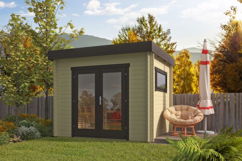 Goedkooptuinhuis Gadsby 1 Blokhut - Tuinhuis Gadsby | 40 mm | onbehandeld
