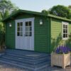 Goedkooptuinhuis Gunda Blokhut - Tuinhuis Gunda | 40 mm | vuren onbehandeld