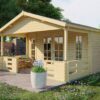 Goedkooptuinhuis Heino Blokhut - Tuinhuis Heino | 44 mm | vuren onbehandeld