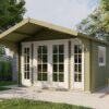 Goedkooptuinhuis Inglund 1 Blokhut - Tuinhuis Inglund | 44 mm | vuren onbehandeld