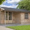 Goedkooptuinhuis Johan 1 Blokhut - Tuinhuis Johan | 34 mm | vuren onbehandeld