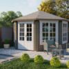 Goedkooptuinhuis Lynn Blokhut - Tuinhuis Lynn | 44 mm | vuren onbehandeld