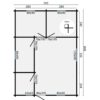 Blokhut - Tuinhuis Malaga | 44 mm | onbehandeld