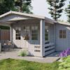 Goedkooptuinhuis Manchester Blokhut - Tuinhuis Manchester | 58 mm | vuren onbehandeld