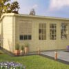 Goedkooptuinhuis Meaghan Blokhut - Tuinhuis Meaghan | 40 mm | onbehandeld