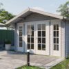 Goedkooptuinhuis Mimir 1 Blokhut - Tuinhuis Mimir | 28 mm | onbehandeld