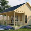 Goedkooptuinhuis Olaug 3 Blokhut - Tuinhuis Olaug | 44 mm | vuren onbehandeld